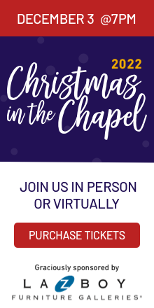 Purchase ticket for Christmas in the Chapel on December 3 at 7pm